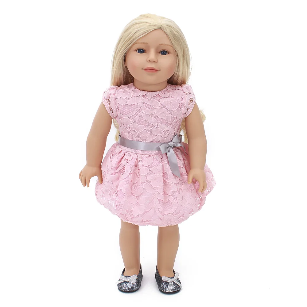 

OtardDoll 18 Inch/45 cm Soft American Girl Dolls Princess Doll with Dress Cute Lifelike Baby Toys for Children Gift