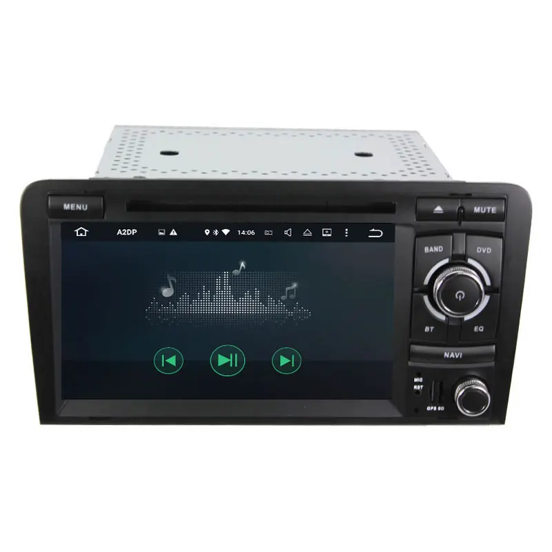Автомобильный мультимедийный проигрыватель Android 9 OS для Audi A3 S3 автомобильный DVD