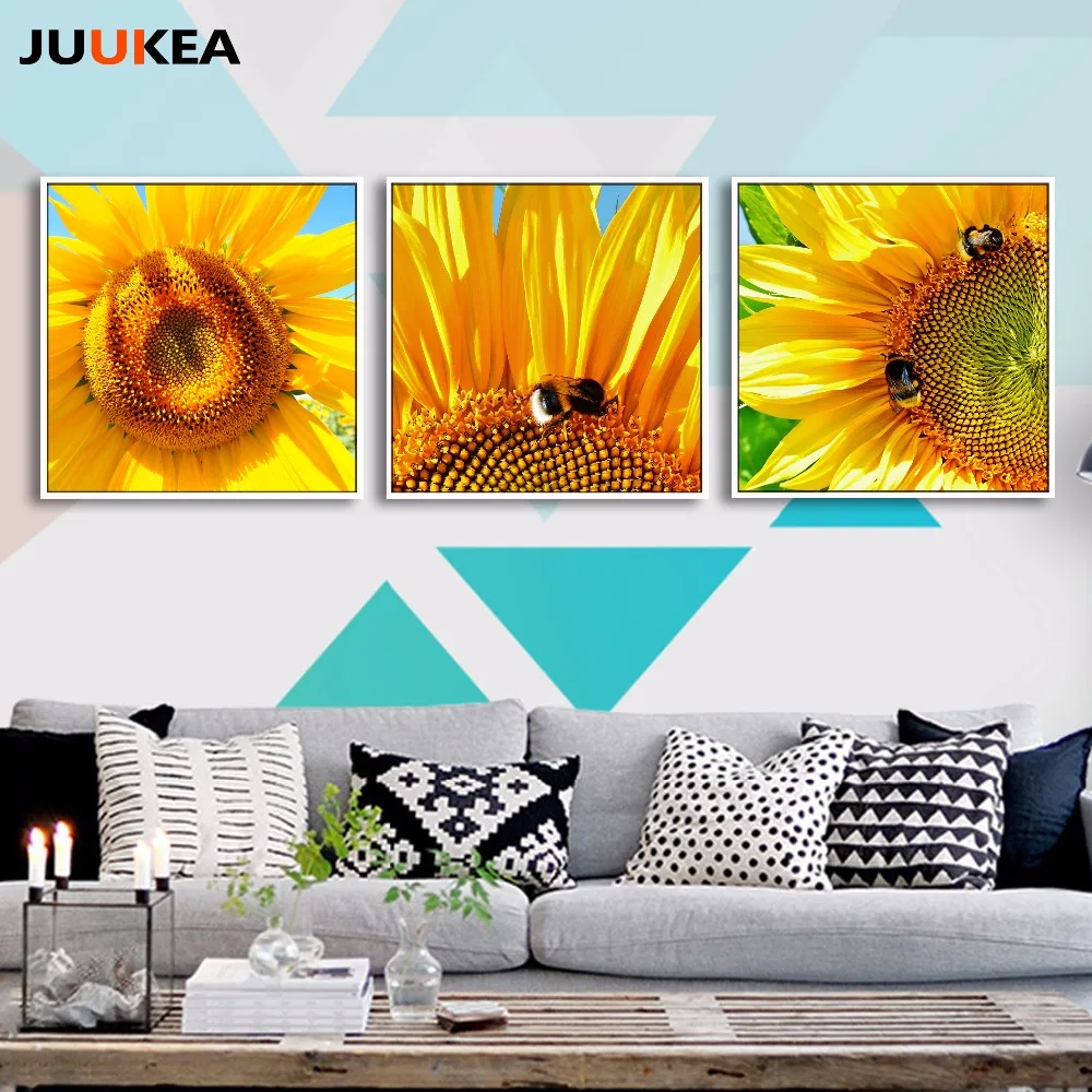 Natural Summer Sunflower Original Exclusive Photography Art Canvas Natural Summer Sunflower Original Exclusive Photography Art Canvas