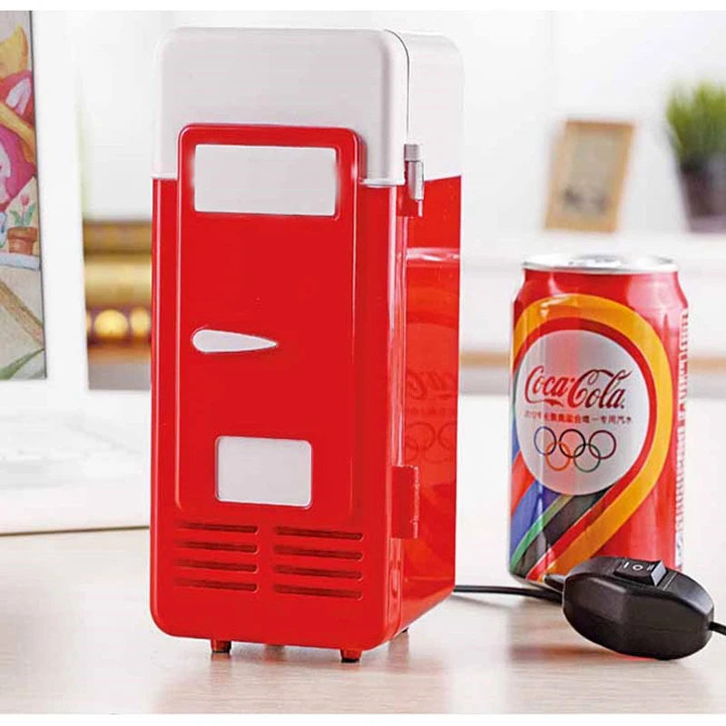Автомобильный мини-холодильник USB горячий и холодный двойной-UseGadget банки для напитков охладитель теплый холодильник с внутренним