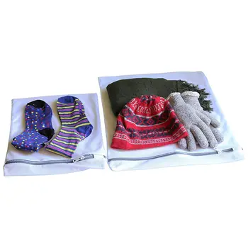 

6 Pack - Laundry Bra Lingerie Mesh Wash Bag (3 Large and 3 Medium)