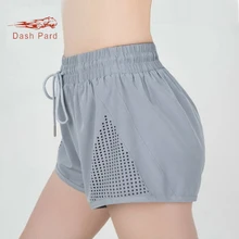 Женские Новые весенние и летние спортивные шорты, эластичные шорты для йоги, дышащие впитывающие пот шорты для фитнеса