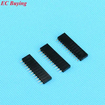

100Pcs/lot Header Strip 1*12P 2.54mm Pitch 12 Pin Female Single Row Straight Header Strip