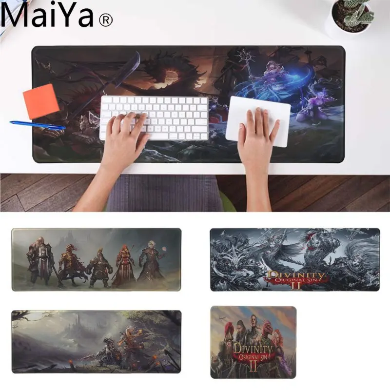 MaiYa Beautiful Anime Divinity Original Sin II удобный коврик для мыши игровой резиновая мышь прочная