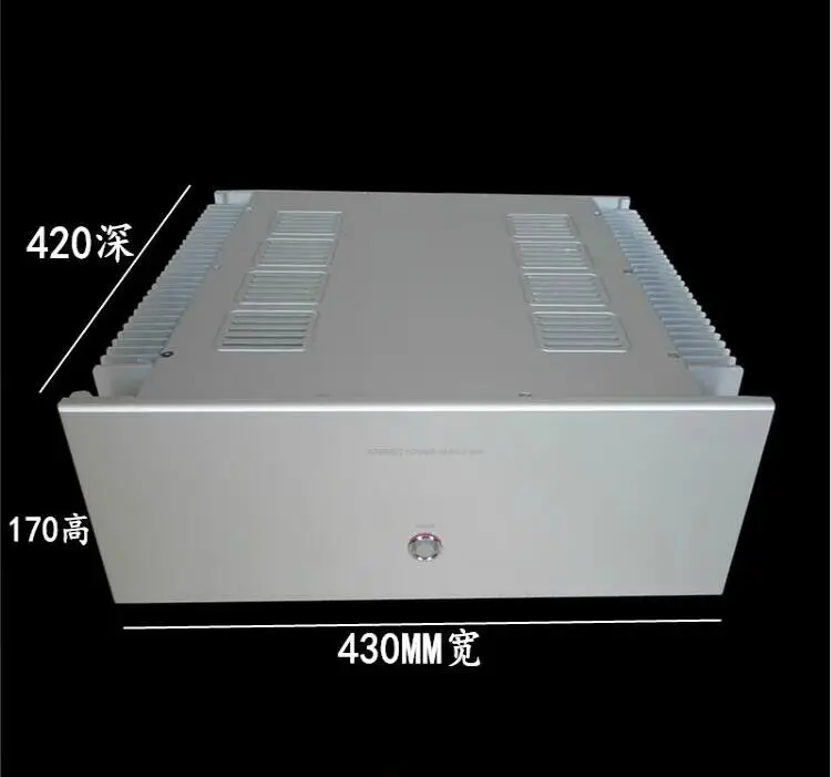 Усилитель мощности hifi с повторной гравировкой Swiss L и Goldmund Telos 600 pure post-stage fever |