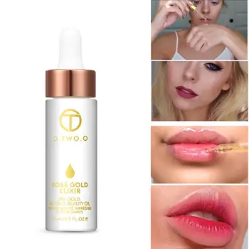 

24k Rose Gold Elixir Skin Make Up Oil For Face Essential Oil Before Primer Foundation Moisturizing Face Oil Anti-aging primer 12