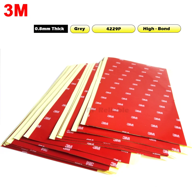 (15cmx25cm) 3M Double Sided Adhesive Acrylic Foam Tape Sticker for Car Overlay Body Side