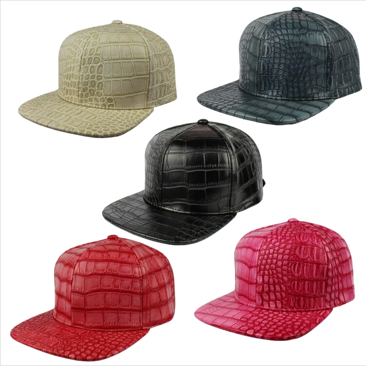 crocodile leather hat