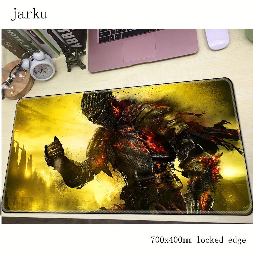 Коврик для мыши dark souls, геймер, 700x400 мм, коврик для мыши notbook, большой игровой коврик для мыши, большой куполообразный коврик для мыши, стол для компьютера, padmouse