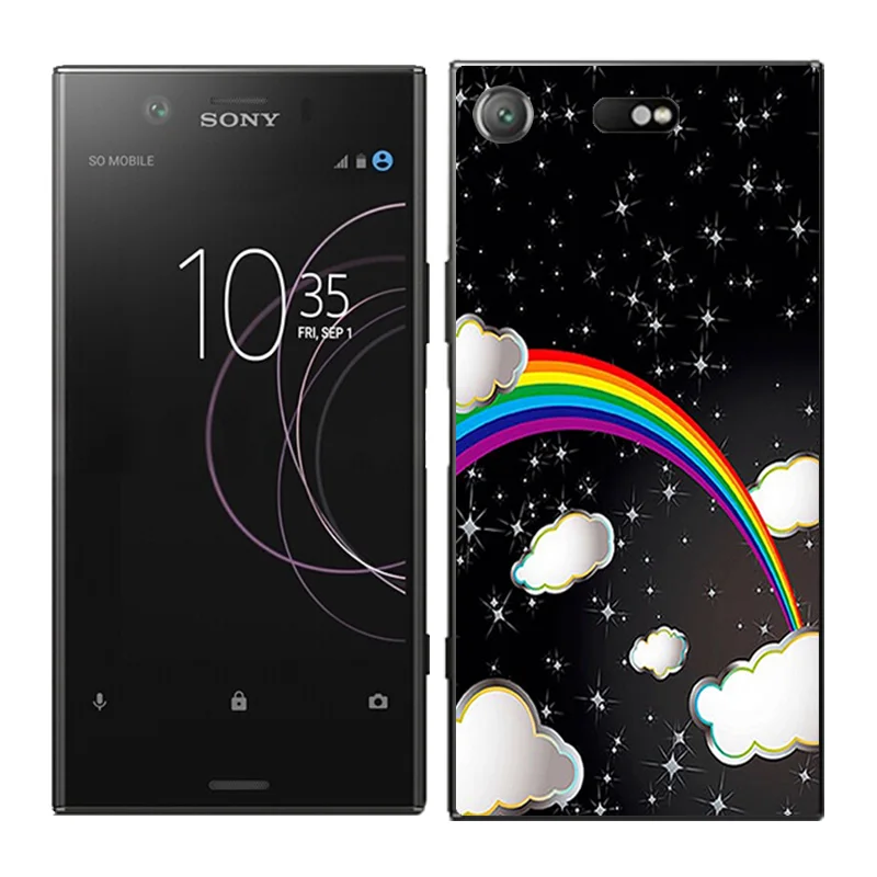 Чехлы для телефонов для Sony Xperia XZ1 компактный чехол слон чехол с рисунком Fundas Мягкий Силиконовый ТПУ чехол ультра тонкие чехлы - Цвет: 30