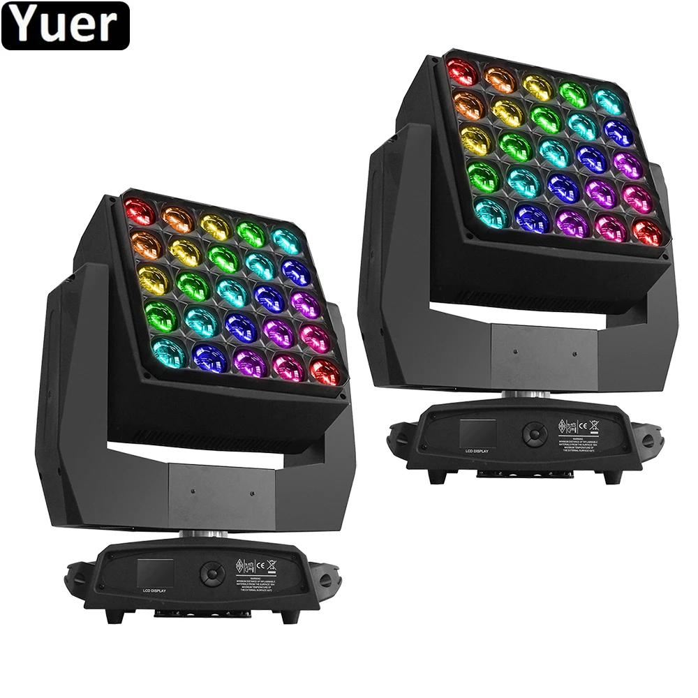 2Pcs/Lot Zoom Function 25x40W LED RGBW 4IN1 Big Bee Eyes Moving Head Light LED DJ Disco Light Club Party Moving Head Lights