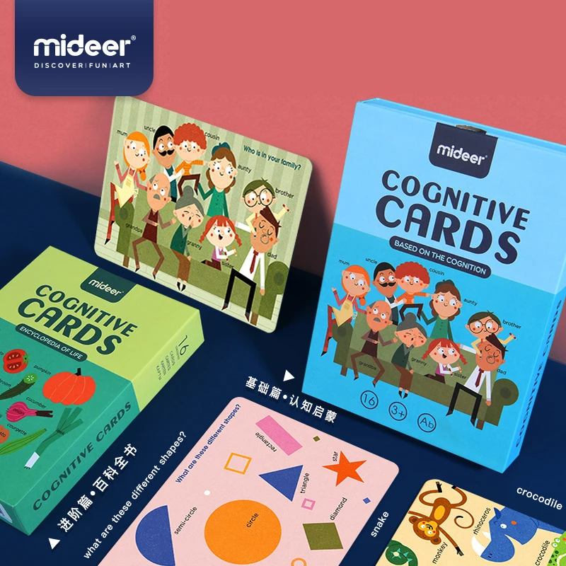 

MiDeer Cognitive Cards Based On The Cognition Encyclopedia Of Life Children Situational English Learning Cognitive toys for 3Y+