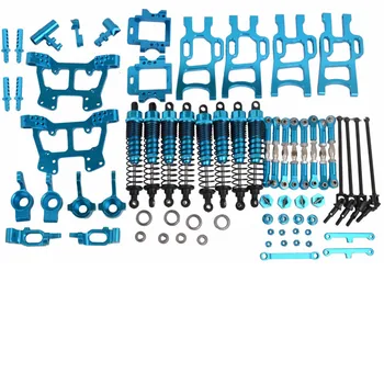 

Upgrade Parts Blue For HSP RC 1/10 Electric Nitro Monster Bigfeet Truck 94108 94110 94111 166011 166004