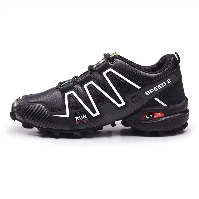 Модные черные мужские кроссовки; прогулочная Повседневная Удобная обувь без шнуровки размера плюс 47; мужские вулканизированные кроссовки на шнуровке для бега - Цвет: Черный