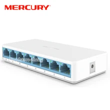 MERCURY Mini S108C 8 Порты и разъёмы RJ45 10/100 Мбит сетевой коммутатор настольный коммутатор