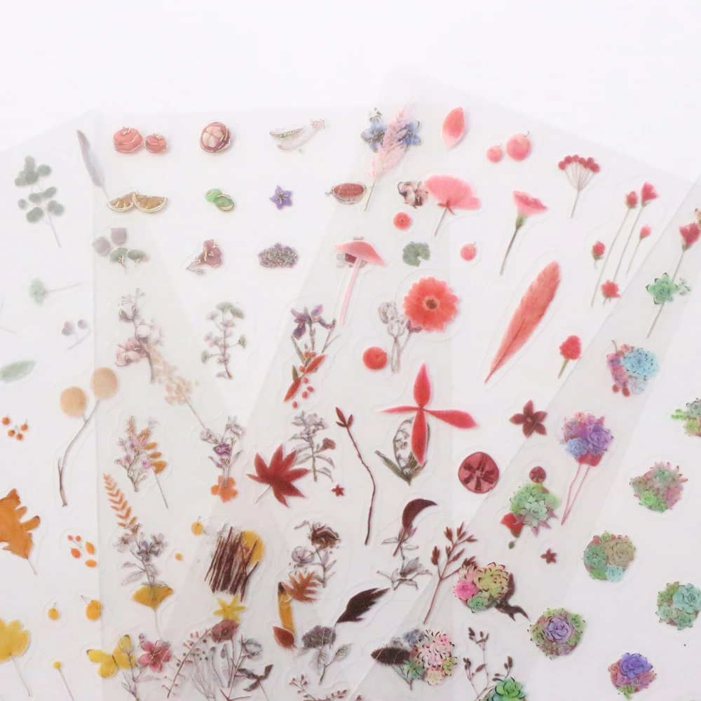 

New cute cartoon school student PVC decorative stickers set stationery,kawaii kids planner decorative stickers,4 color