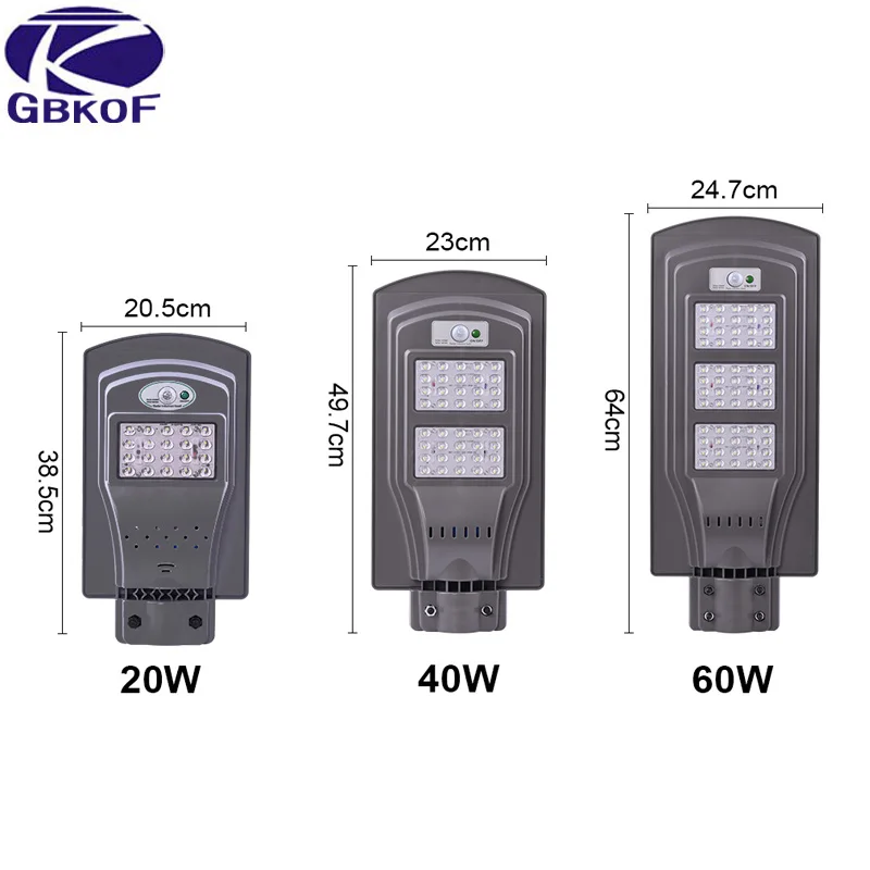 5 teile/los 20w 40w 60w LED solar Straße lichter Im Freien Wasserdichte IP65 PIR sensor led licht 50mm interface Smart lichter änderungen 5 teile/los 20w 40w 60w LED solar Straße lichter Im Freien Wasserdichte IP65 PIR sensor led licht 50mm interface Smart lichter änderungen