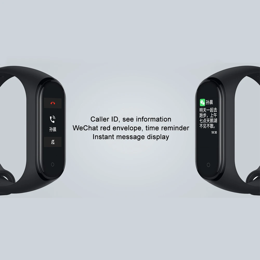  In stock Xiaomi Band 4 Smart Bracelet 0.96'' AMOLED Color Touch Screen Heart Rate Fitness Wristband - 33036544114