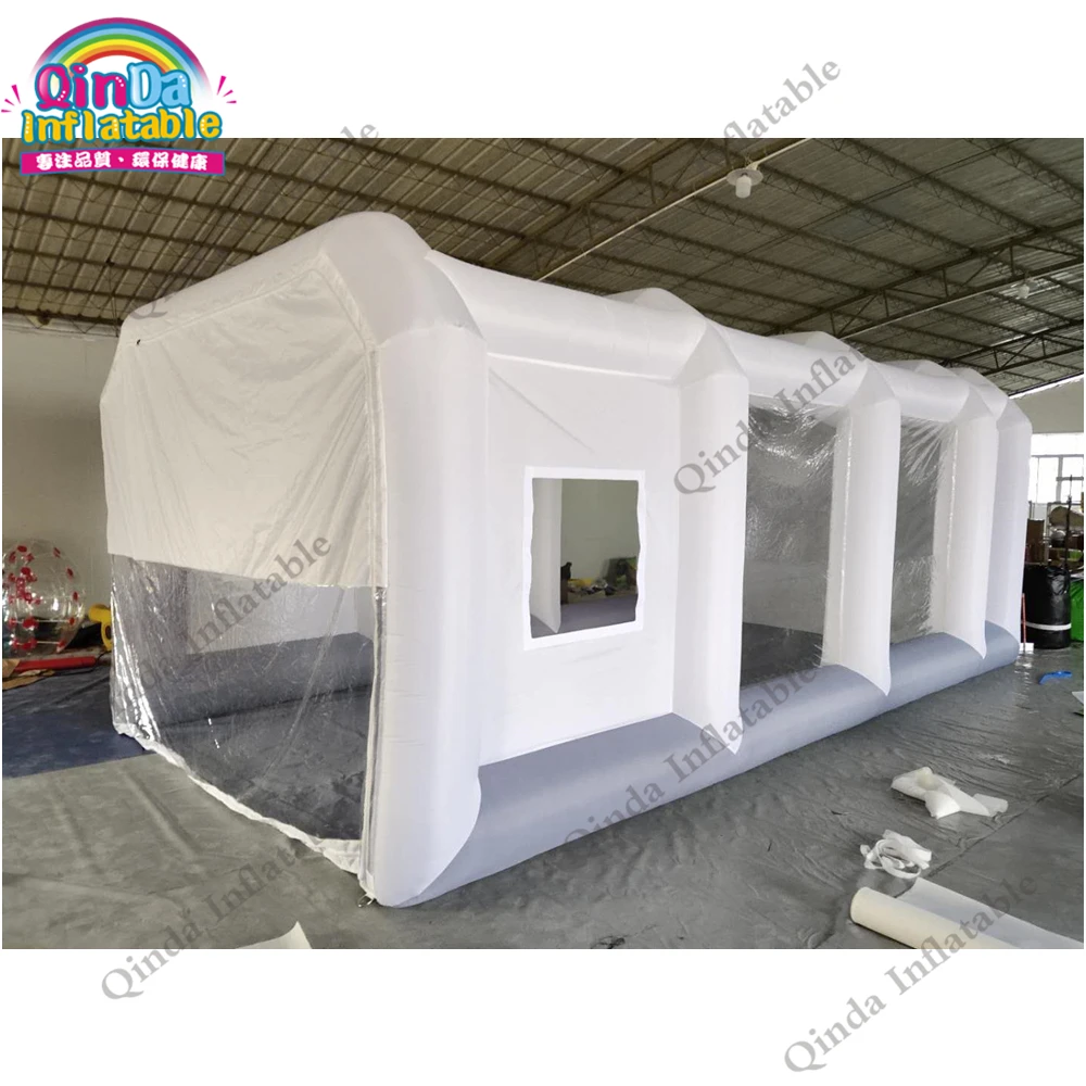 7x4x3m Portable Inflatable Car Painting Spray Booth ,oxford Cloth Mobile Inflatable Paint Tent For Car 4