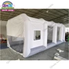 7x4x3m Portable Inflatable Car Painting Spray Booth ,oxford Cloth Mobile Inflatable Paint Tent For Car 4