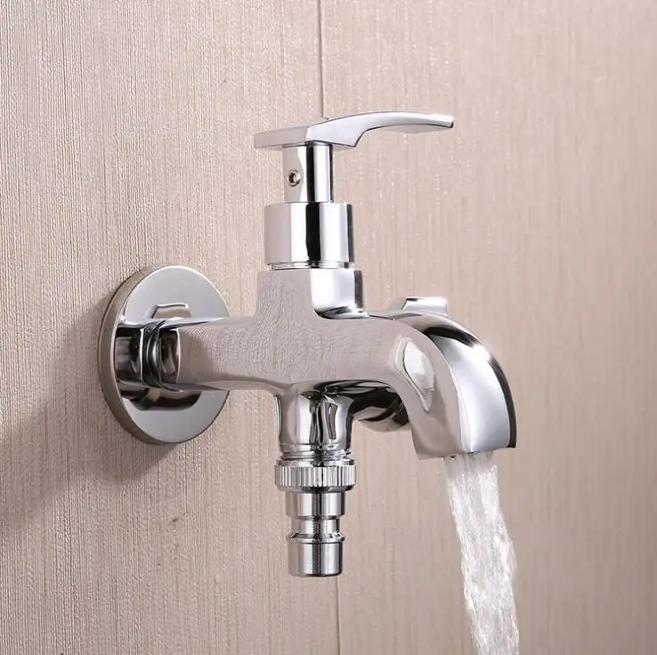 Tap One In Two Out Single Cold Multifunction Washing Machine Taps 4