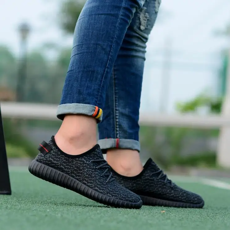 gris rouge Noir Chaussures De ardoisé Hommes Automne Non Sauvage Printemps Casual Avec Et Noix Plat Tissé Volant Respirant bleu slip Léger Coco Couples vBwUqwR