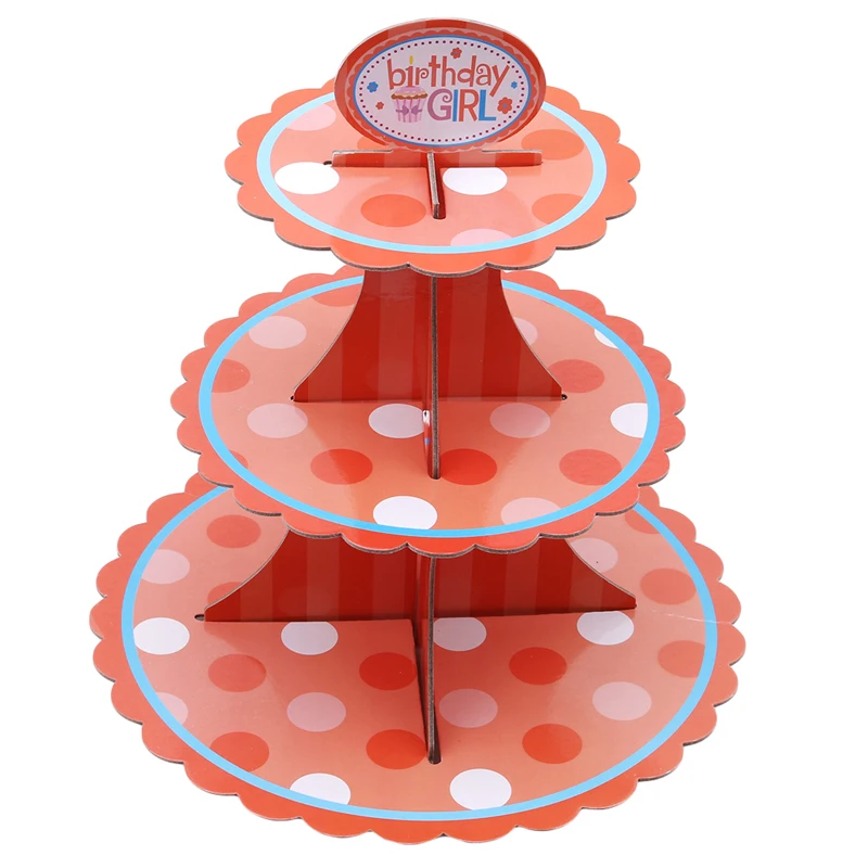 3 Слои Бумага круглые чашки торт подставка держатель стакана одежда для свадьбы, Дня Рождения Аксессуары события десерт Sugarcrafts д Дисплей стойки