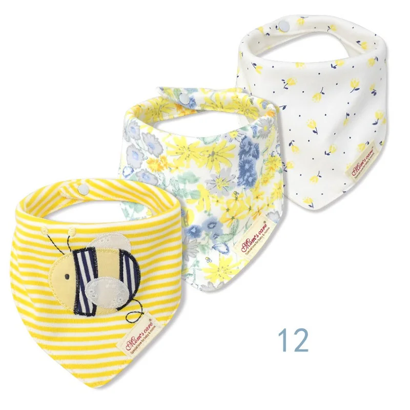 baby accessories carry bag	 3pcs Per Lot  Baby Bibs Bandana Set Cotton Multi-Style Triangle Cartoon Babadores Para Bebe Infant Boys Girls Saliva Towel KF025 baby accessories drawing	