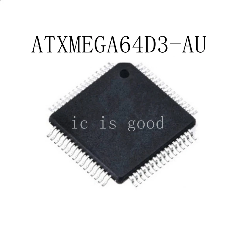 10PCS ATXMEGA64D3 ATXMEGA64D3 AU QFP64 New original