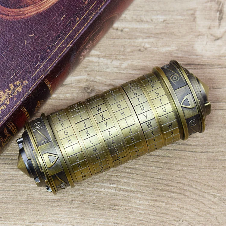 Leonardo da Vinci кодовые игрушки металлические замки криптекс свадебные подарки кольцо