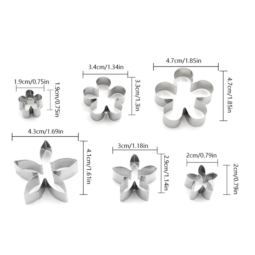 12 шт./компл. Нержавеющая сталь цветок Форма трафареты для нарезки печенья прессформы DIY Sugarcraft Fondant(сахарная) торта прессформы выпечки печенья инструменты для украшения торта