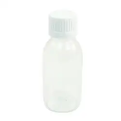Винтовой крышкой ясно Пластик 100 мл Ёмкость химическое вещество Бутылка