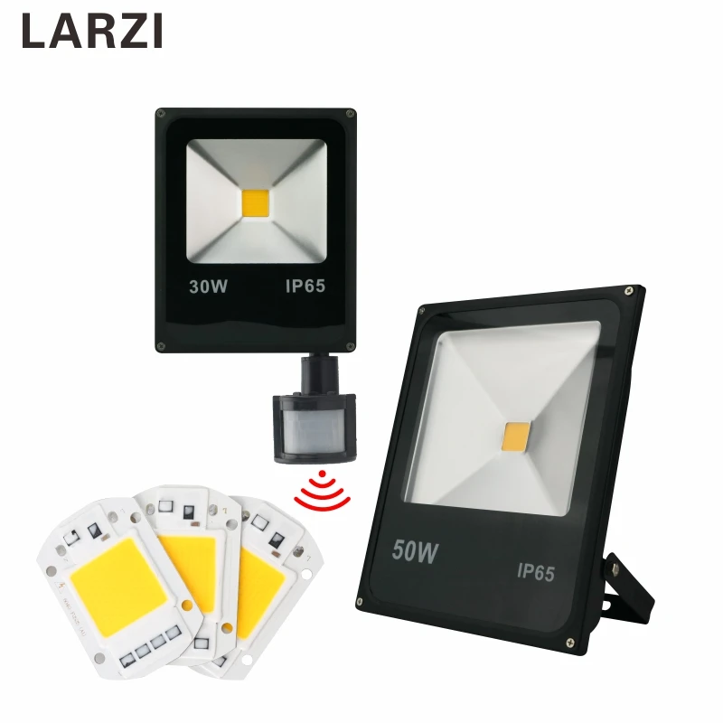

Motion Sensor Led Flood Light 220V 10W 30W 50W Reflector Floodlight Lamp foco Led Exterior IP65 Waterproof Spot light Lighting