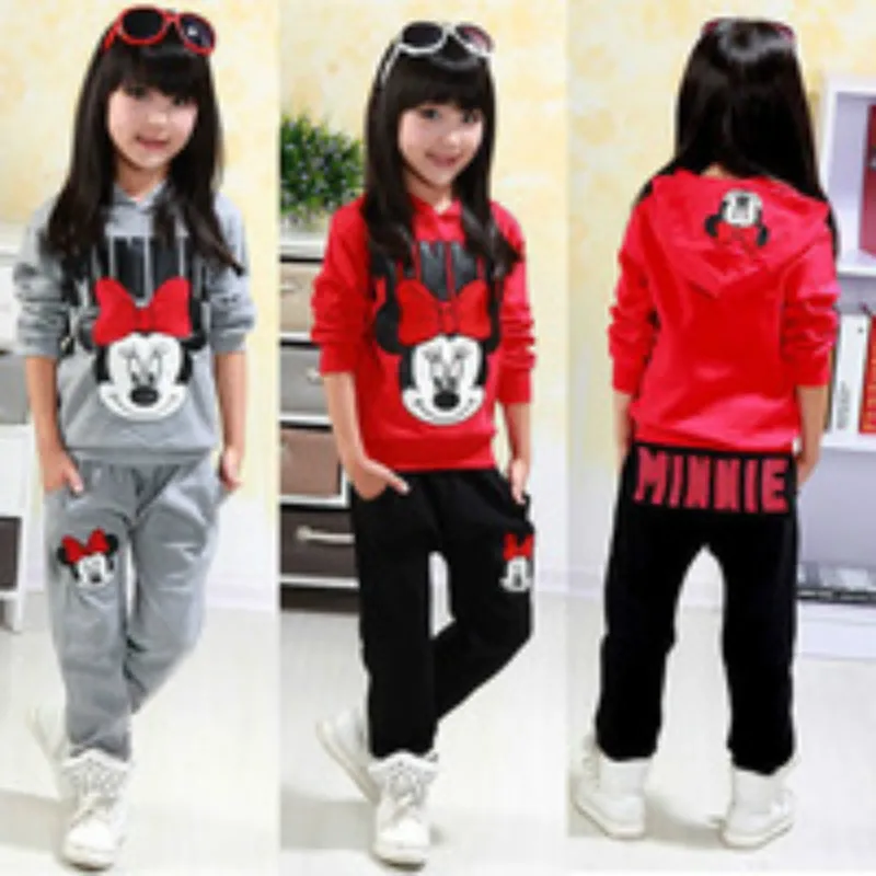 

Children's Clothing 2018 New Winter Boys and Girls Hooded Sweater Korean Fashion Campus Suit