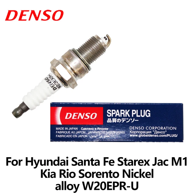 4pieces/set DENSO Car Spark Plug For Hyundai Santa Fe Starex Jac M1 Kia