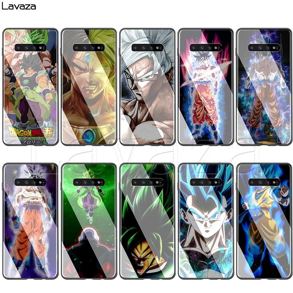 

Lavaza dragon ball super broly Tempered glass TPU Case for Samsung Galaxy S7 S8 S9 S10 Note 8 9 Edge
