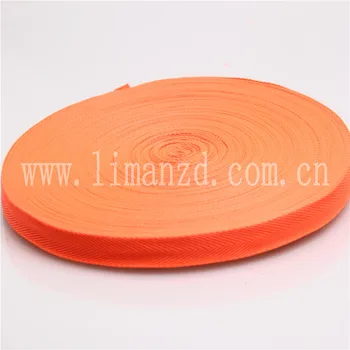 

15mm orange herringbone cotton bia 50 yards/lot
