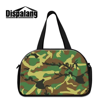 

Dispalang Cool Mens Travel Shoulder Bag Camo Print Large Luggage Bag Travel Duffel Tote Durable Womens Business Handbags Bag