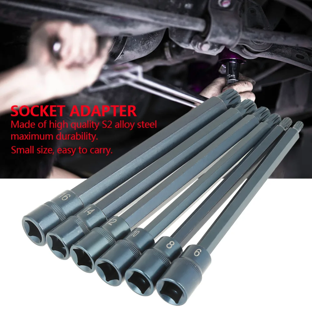 12 Point Driver Tool Electric Drill Screwdriver Converter Socket