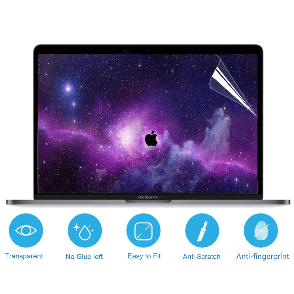 

For Apple Macbook Pro 15 2016 2018 Touch Bar A1990 A1707 Crystal Clear Lcd Screen Guard Film Screen Protector Hd