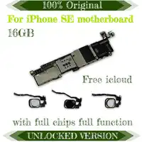 Sauber iCloud entsperrt motherboard für iphone SE 16GB 100% original IOS logic board mit/ohne Touch ID