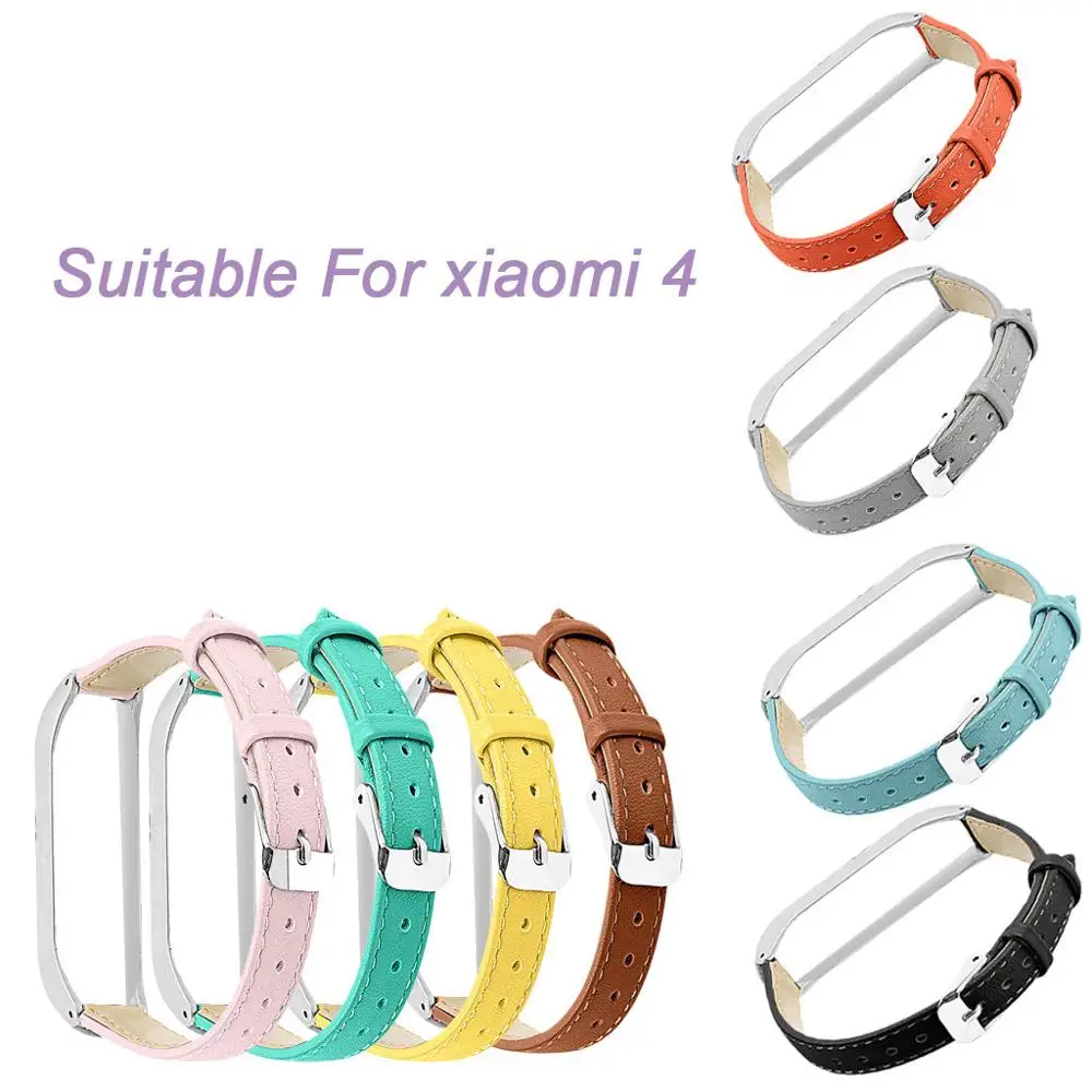 NEW Replacement Wristband Band Strap + Metal Case Cover For Xiaomi Mi 4 Bracelet fashion unisex sports fitness watch band | Наручные часы