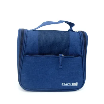 

Polyester Ladies Solid Color Zipped Cosmetics Storage Bag Men Women Travel Makeup Toiletries Underwear Organizer Bags FA$3