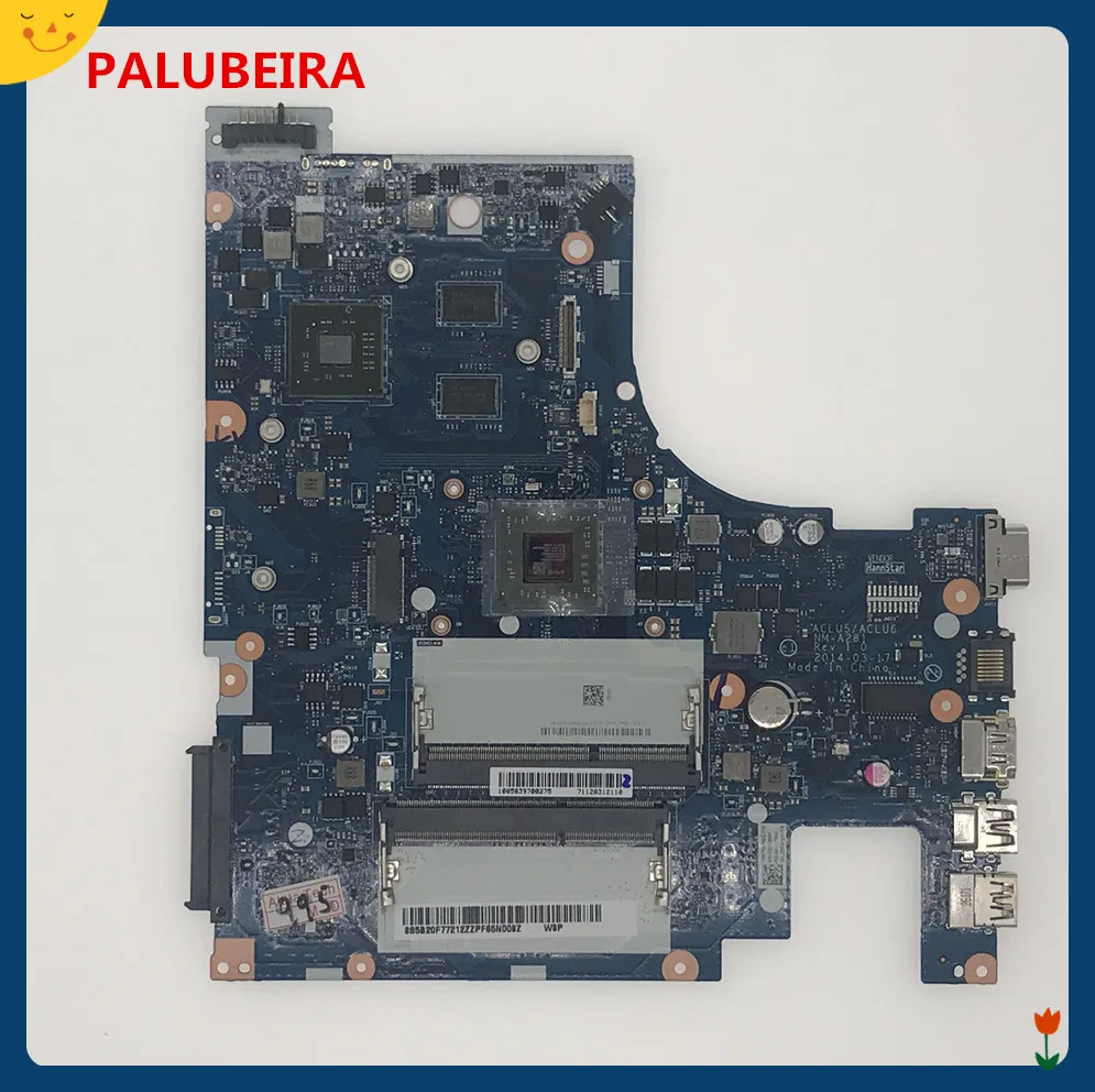 

PALUBEIRA NM-A281 mainboard For Lenovo G50-45 laptop motherboard ACLU5/ACLU6 NM-A281 with A6 CPU R5 M230 GPU excellent quality
