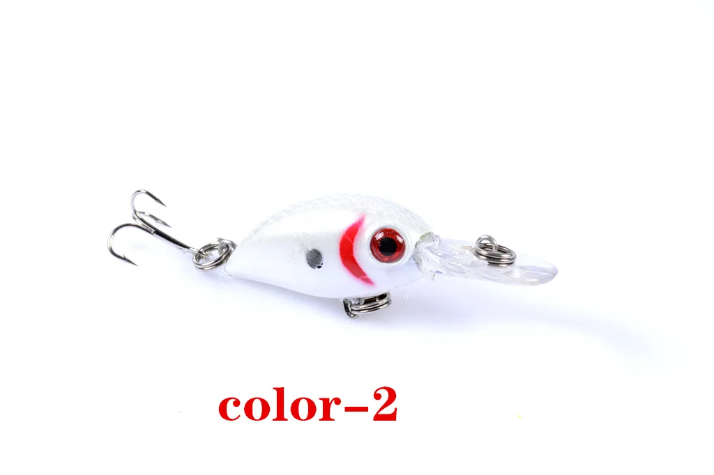 Rock Crank рыболовные снасти 5.2cm/3,8g приманка пластиковая жесткая приманка для спорта на открытом воздухе 3d бионические рыболовные принадлежности рыболовные снасть искусственные рукоятки для рыбалки приманки