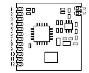 2 шт./лот RF4432-низкая стоимость 1 км 433 мГц GFSK/FSK модуль встраиваемый Si4432 rf беспроводной модуль приемопередатчика