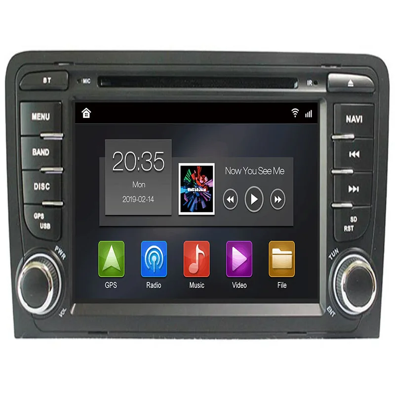 

IPS!DSP! For Audi A3 S3 2002-2013 2G 4 core Android 9.0 2 din car multimedia dvd player GPS navigation radio stereo