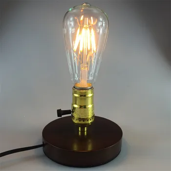 

ST64 LED Retro Filament Bulb 2W/4W/6W/8W E27 AC85-265V Energy-saving Warm White Antique LED Glass Light for Restaurant Bar