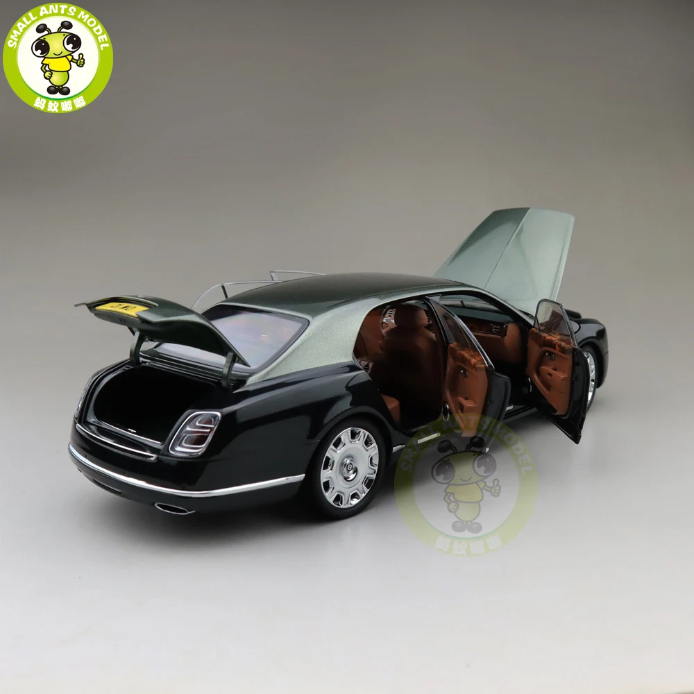 1/18 почти настоящая Mulsanne 2017 литая под давлением металлическая модель автомобиля