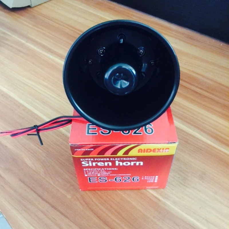 2PC ES626 Loud Horn Outdoor Security Alarm Siren 12V Speakerin Alarm